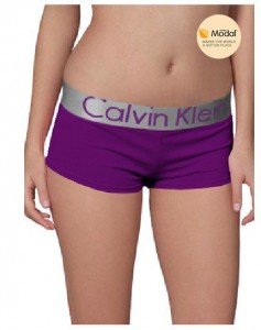Boxer Calvin Klein Mujer Steel Modal Blateado Violeta